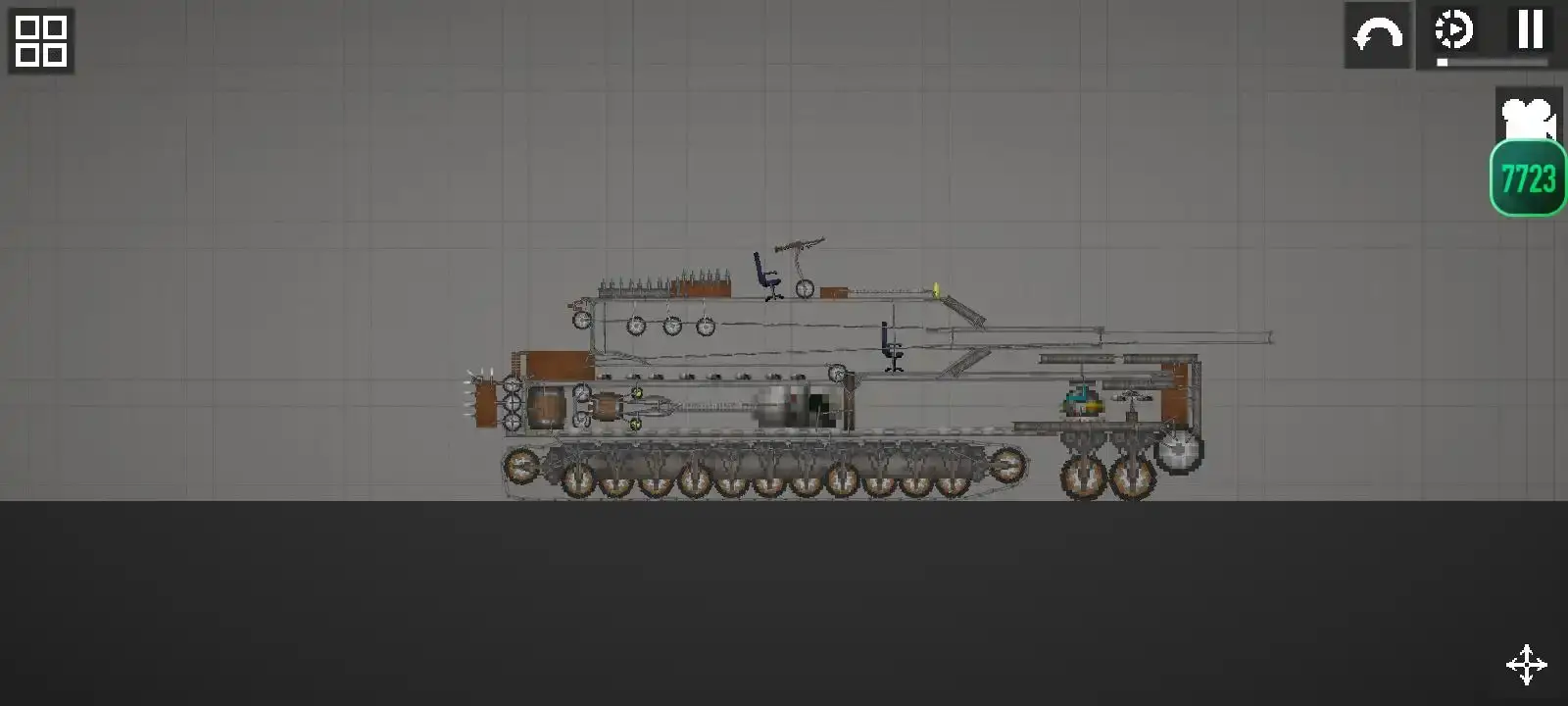 Tank fighting vehicle for Melon Playground Mods (Melon Sandbox) Melmod