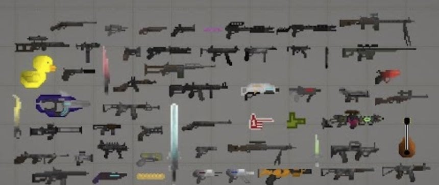 weapon pack for melon playground mods