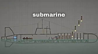 SUBMARINE with MISSILES for melon playground mods