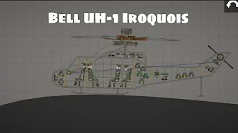 BELL UH 1 IROQUOIS HELICOPTER for melon playground mods
