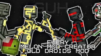 Creator Old Droids for melon playground mods