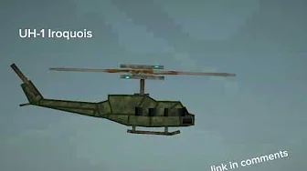 Bell UH 1 Iroquois for melon playground mods