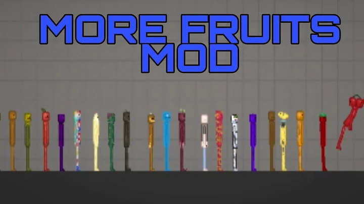 Fruits skin for melon playground mods