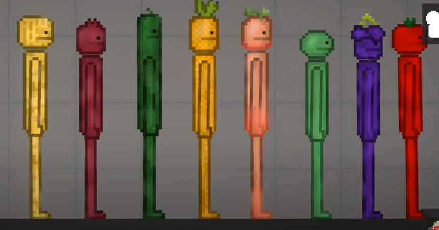 fruits and vegetables for melon playground mods