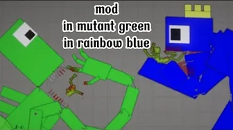 mutant Green and blue for melon playground mods