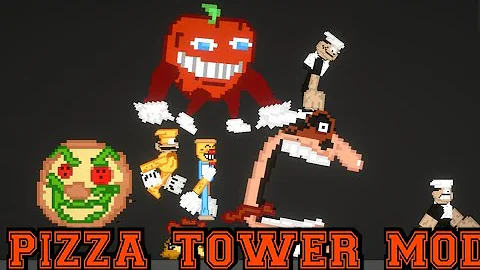 pizza tower for melon playground mods