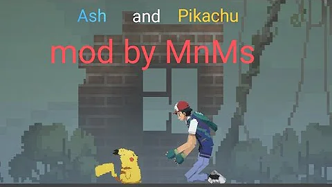 Ash and Pikachu for melon playground mods