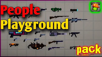 People Playground weapons guns for melon playground mods