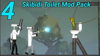 Skibidi Toilet pack Part 4 for melon playground mods