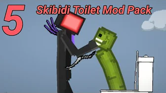 Skibidi Toilet pack Part 5 for melon playground mods