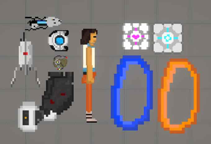 Portal props for melon playground mods