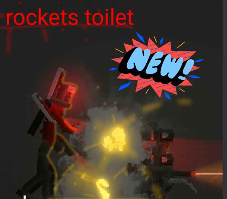Tank rockets skibidi toilet for melon playground mods