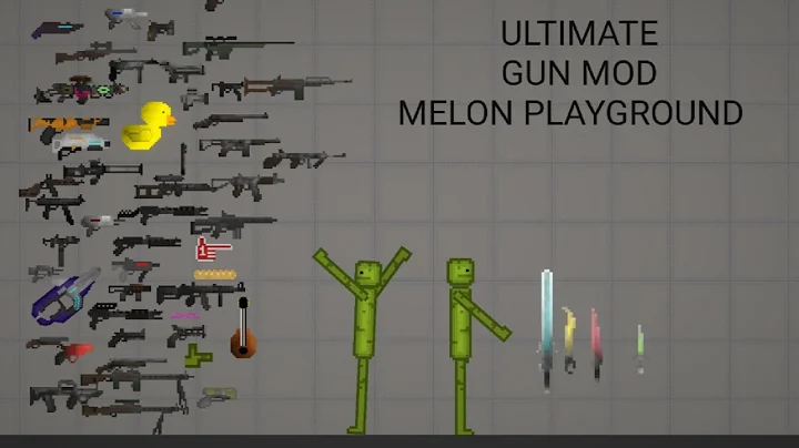 ULTIMATE GUN for melon playground mods