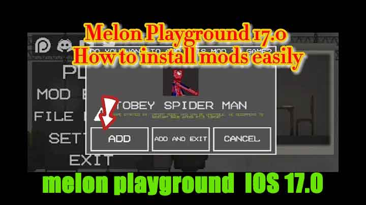 melon playground IOS 17.0 for melon playground mods