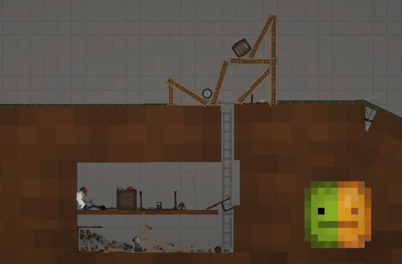 abandoned building and traps for melon playground mods