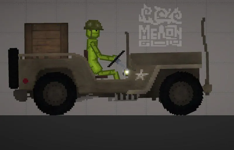 military jeep for melon playground mods