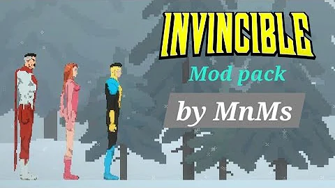 Invincible Omni man and Atom Eve for melon playground mods