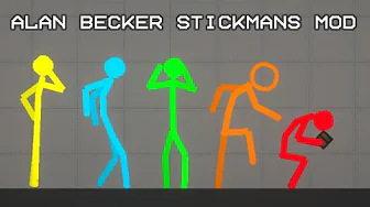 Alan becker Stickmans for melon playground mods