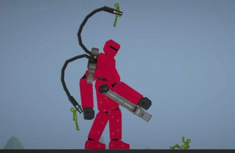 Red mechs for melon playground mods