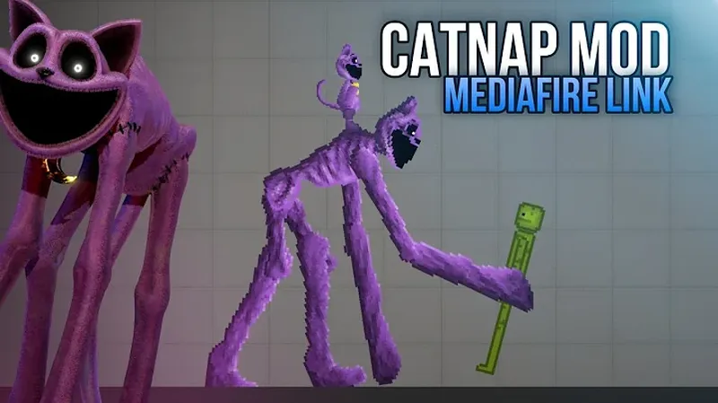 Plushie catnap CURSED Catnap 1 for melon playground mods