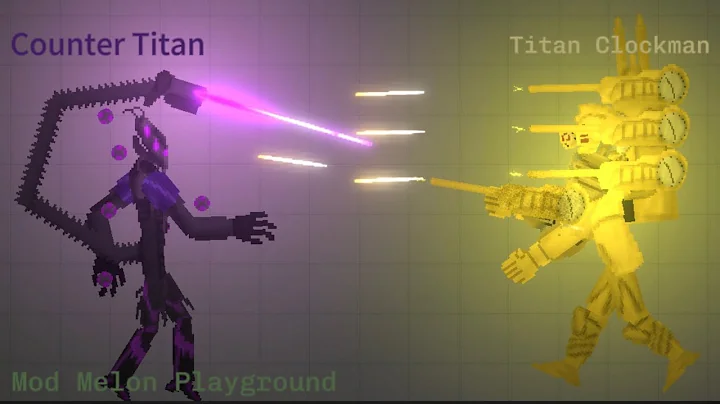 Counter Titan Vs Titan Clockman for melon playground mods